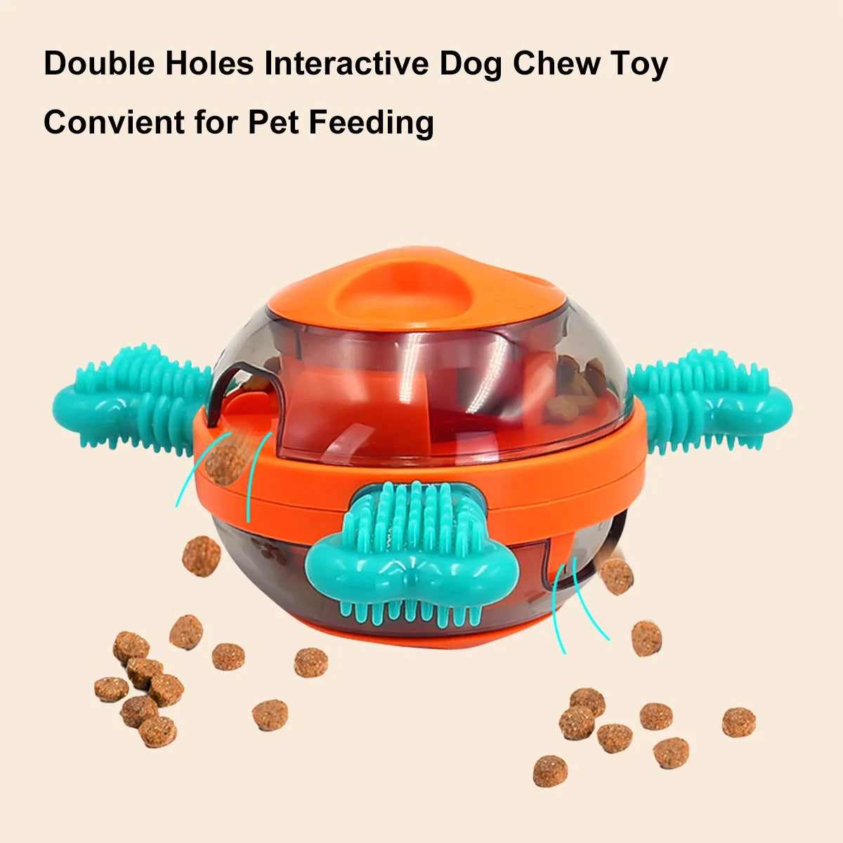 Interactive Dog Puzzle Feeder - Treat Dispenser for Mental Stimulation